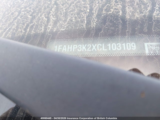 2012 Ford Focus Se მანქანა იყიდება აუქციონზე, vin: 1FAHP3K2XCL103109, აუქციონის ნომერი: 40060445