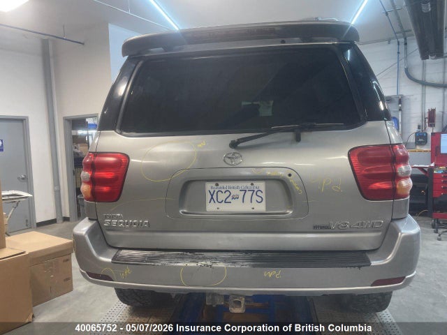 2004 Toyota Sequoia Limited მანქანა იყიდება აუქციონზე, vin: 5TDBT48A54S217244, აუქციონის ნომერი: 40065752