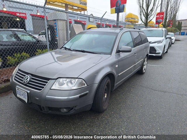 2004 Volkswagen Passat Gls 1.8t მანქანა იყიდება აუქციონზე, vin: WVWVD23B04E001323, აუქციონის ნომერი: 40065785