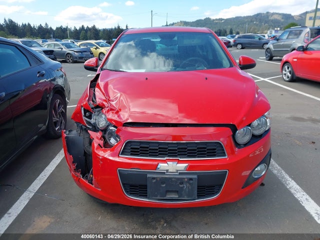 Продажа на аукционе авто 2012 Chevrolet Sonic Lt, vin: 1G1JC5EH1C4127899, номер лота: 40060143