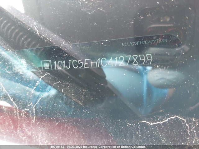 Продажа на аукционе авто 2012 Chevrolet Sonic Lt, vin: 1G1JC5EH1C4127899, номер лота: 40060143