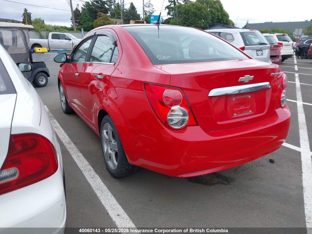 Продажа на аукционе авто 2012 Chevrolet Sonic Lt, vin: 1G1JC5EH1C4127899, номер лота: 40060143