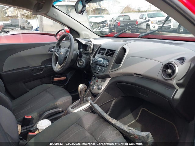 Продажа на аукционе авто 2012 Chevrolet Sonic Lt, vin: 1G1JC5EH1C4127899, номер лота: 40060143
