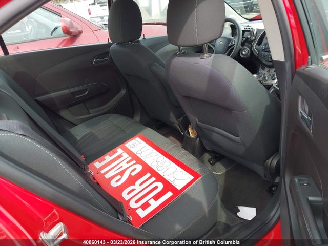 Продажа на аукционе авто 2012 Chevrolet Sonic Lt, vin: 1G1JC5EH1C4127899, номер лота: 40060143