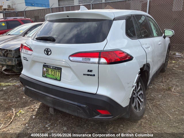 40065846 :رقم المزاد ، 7MUFBABG8PV012916 vin ، 2023 Toyota Corolla Cross Hybrid Se مزاد بيع