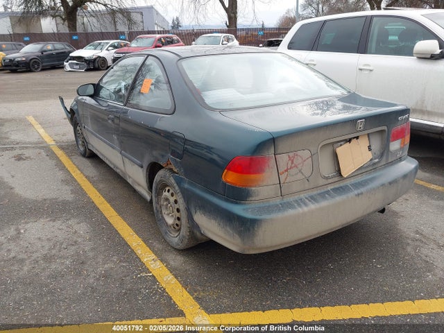 Aukcja sprzedaży 1997 Honda Civic Dx, vin: 1HGEJ6228VL802291, numer aukcji: 40051792