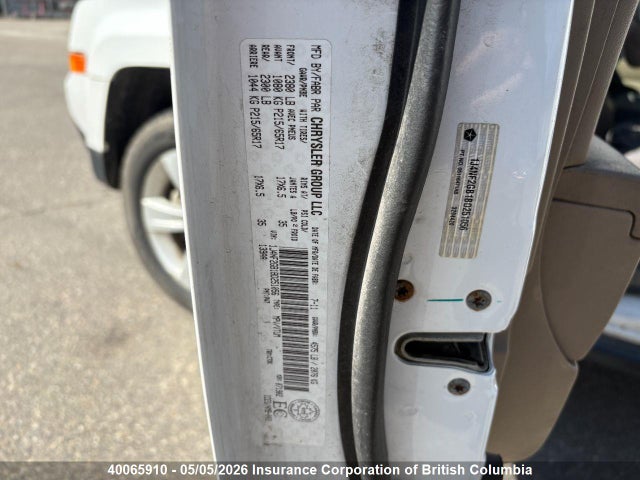 Продажа на аукционе авто 2011 Jeep Patriot, vin: 1J4NF2GB1BD251056, номер лота: 40065910