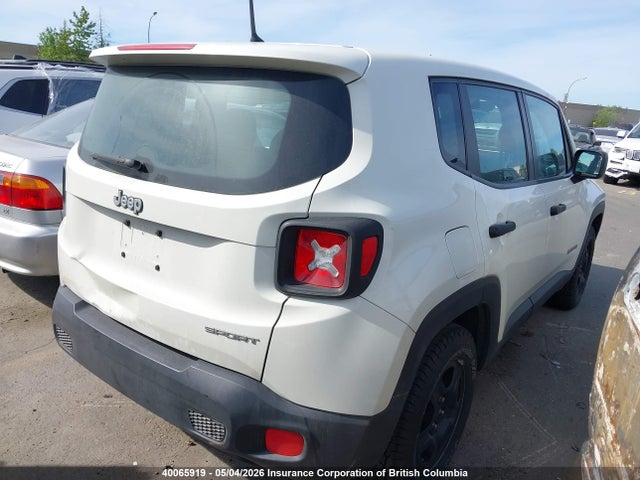 Продаж на аукціоні авто 2015 Jeep Renegade Sport, vin: ZACCJAAHXFPC53656, номер лоту: 40065919