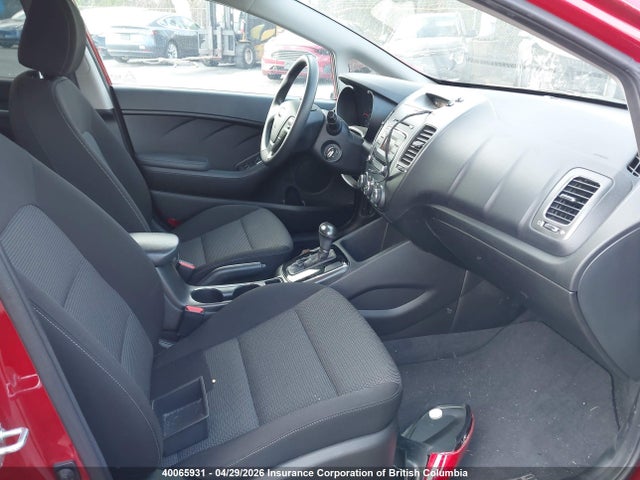 2017 Kia Forte მანქანა იყიდება აუქციონზე, vin: 3KPFK4A72HE105262, აუქციონის ნომერი: 40065931