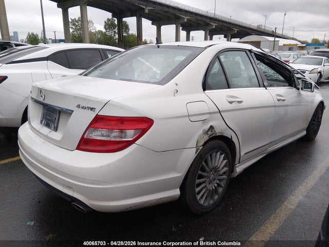 40065703 :رقم المزاد ، WDDGF8FB5AF412374 vin ، 2010 Mercedes-benz C 250 4matic مزاد بيع