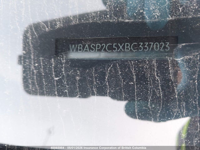40065984 :رقم المزاد ، WBASP2C5XBC337023 vin ، 2011 Bmw 535i مزاد بيع