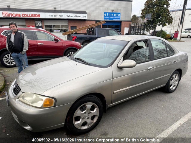 Продажа на аукционе авто 2003 Nissan Sentra Xe/gxe, vin: 3N1CB51D13L801827, номер лота: 40065992