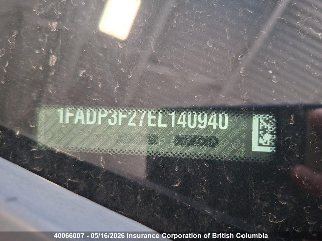 40066007 :رقم المزاد ، 1FADP3F27EL140940 vin ، 2014 Ford Focus مزاد بيع