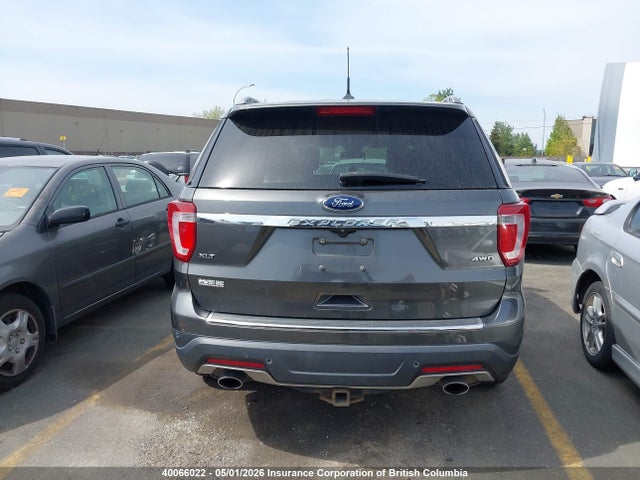 1FM5K8D83JGB01052 Ford EXPLORER XLT