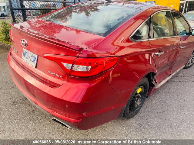2016 Hyundai Sonata Sport Tech მანქანა იყიდება აუქციონზე, vin: 5NPE34AF2GH416345, აუქციონის ნომერი: 40066035