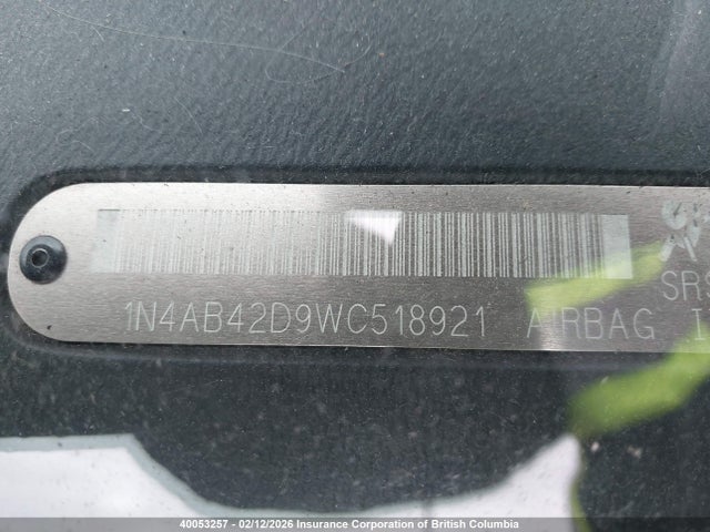 1998 Nissan 200sx Se მანქანა იყიდება აუქციონზე, vin: 1N4AB42D9WC518921, აუქციონის ნომერი: 40053257