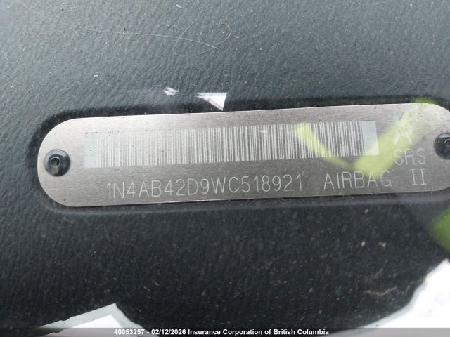 1998 Nissan 200sx Se მანქანა იყიდება აუქციონზე, vin: 1N4AB42D9WC518921, აუქციონის ნომერი: 40053257