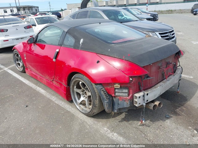 2004 Nissan 350z მანქანა იყიდება აუქციონზე, vin: Z33201521, აუქციონის ნომერი: 40065477