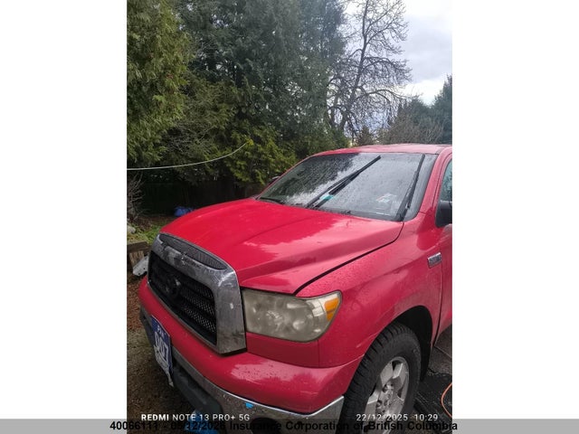 40066111 :رقم المزاد ، 5TFBV54127X023291 vin ، 2007 Toyota Tundra Double Cab Sr5 مزاد بيع