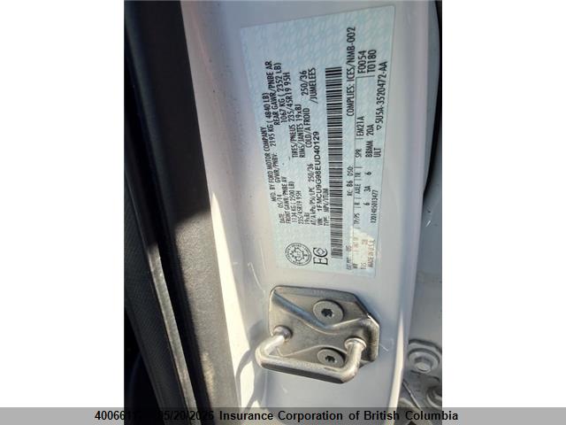 2014 Ford Escape Se მანქანა იყიდება აუქციონზე, vin: 1FMCU9G98EUD40129, აუქციონის ნომერი: 40066112