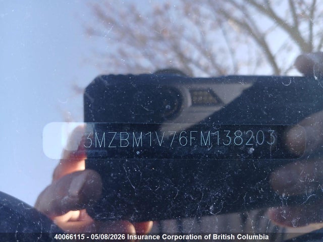 3MZBM1V76FM138203 Mazda 3 Mazda Gs