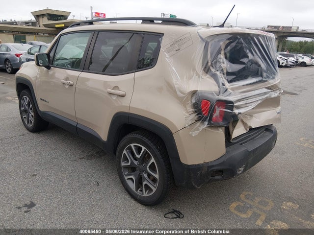 40065450 :رقم المزاد ، ZACCJBBT9GPD07863 vin ، 2016 Jeep Renegade Latitude مزاد بيع
