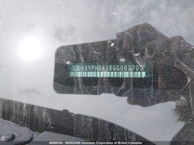 5XYPHDA18GG083705 KIA SORENTO EX