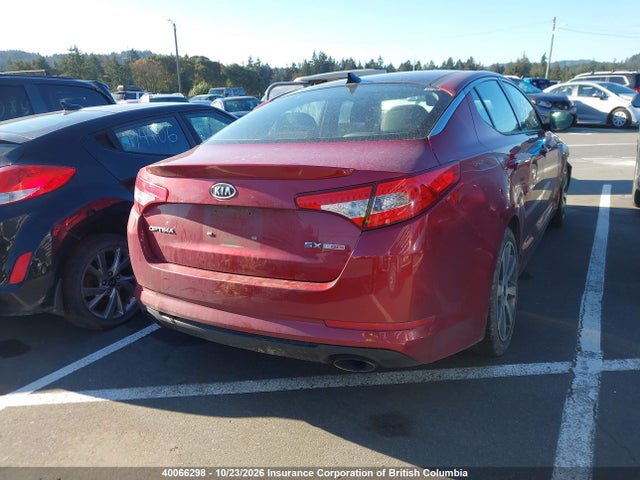 2012 Kia Optima Sx მანქანა იყიდება აუქციონზე, vin: 5XXGR4A69CG031605, აუქციონის ნომერი: 40066298