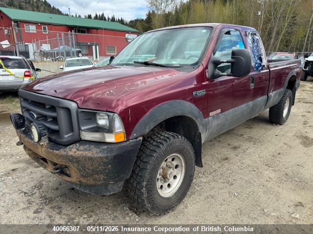 Aukcja sprzedaży 2004 Ford F250, vin: 1FTNX21P84EB13471, numer aukcji: 40066307