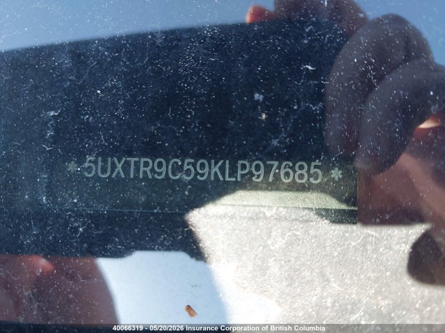 40066319 :رقم المزاد ، 5UXTR9C59KLP97685 vin ، 2019 Bmw X3 مزاد بيع