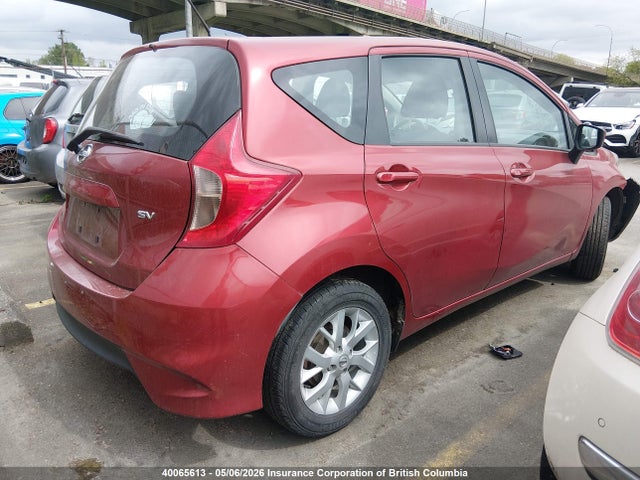 2017 Nissan Versa Note S/s Plus/sv/sl/sr მანქანა იყიდება აუქციონზე, vin: 3N1CE2CP9HL353695, აუქციონის ნომერი: 40065613