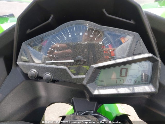 40066332 :رقم المزاد ، JKAEX8B15FDA16103 vin ، 2015 Kawasaki Ex300 B مزاد بيع