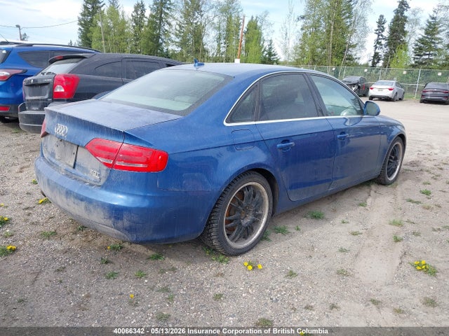 2009 Audi A4 მანქანა იყიდება აუქციონზე, vin: WAULF58K09N032894, აუქციონის ნომერი: 40066342