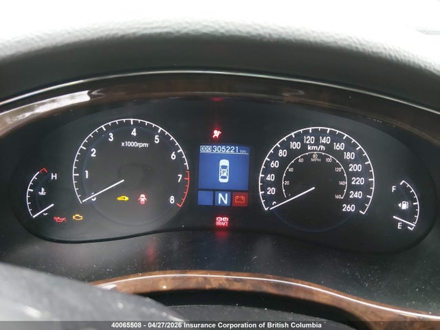 40065508 :رقم المزاد ، KMHGC46E99U054009 vin ، 2009 Hyundai Genesis 3.8l مزاد بيع