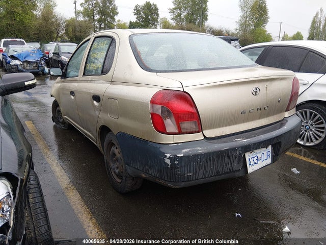 2001 Toyota Echo მანქანა იყიდება აუქციონზე, vin: JTDBT123X10179744, აუქციონის ნომერი: 40065635