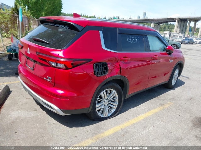 40066399 :رقم المزاد ، JA4T5VA97RZ613468 vin ، 2024 Mitsubishi Outlander Se/ralliart مزاد بيع