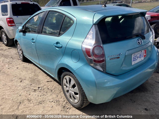 40066410 :رقم المزاد ، JTDKDTB39C1027654 vin ، 2012 Toyota Prius مزاد بيع