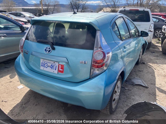 40066410 :رقم المزاد ، JTDKDTB39C1027654 vin ، 2012 Toyota Prius مزاد بيع