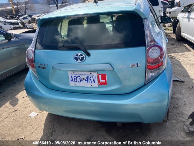 40066410 :رقم المزاد ، JTDKDTB39C1027654 vin ، 2012 Toyota Prius مزاد بيع