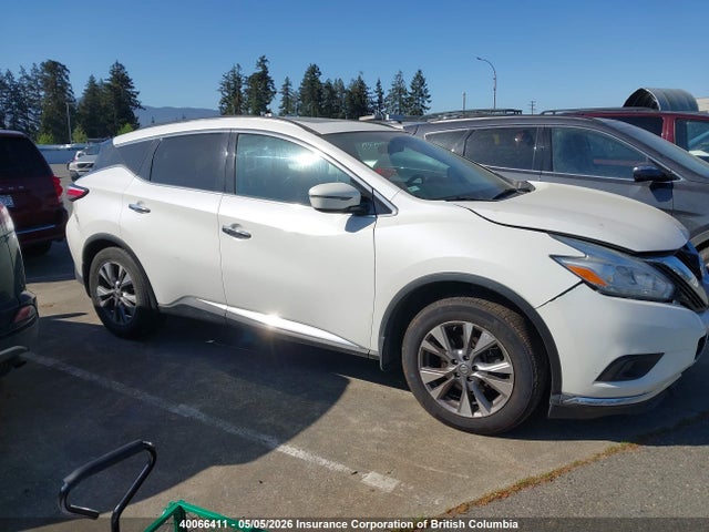 5N1AZ2MH6GN132789 Nissan Murano Platinum/sl/sv
