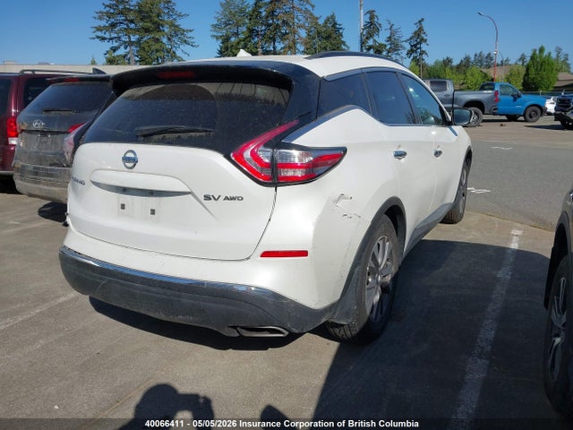 5N1AZ2MH6GN132789 Nissan Murano Platinum/sl/sv