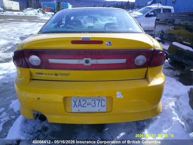 2003 Chevrolet Cavalier მანქანა იყიდება აუქციონზე, vin: 1G1JC12F437340243, აუქციონის ნომერი: 40066412