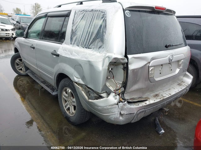 Продаж на аукціоні авто 2005 Honda Pilot Exl, vin: 2HKYF18545H003601, номер лоту: 40062750