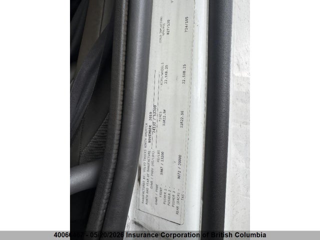 Aukcja sprzedaży 2020 Volvo Vn L, vin: 4V4NC9EH1LN243988, numer aukcji: 40066467