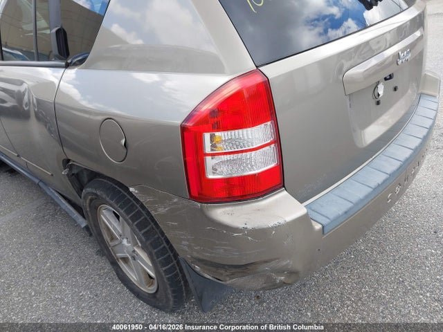 Продаж на аукціоні авто 2008 Jeep Compass Sport, vin: 1J8FT47W18D551537, номер лоту: 40061950