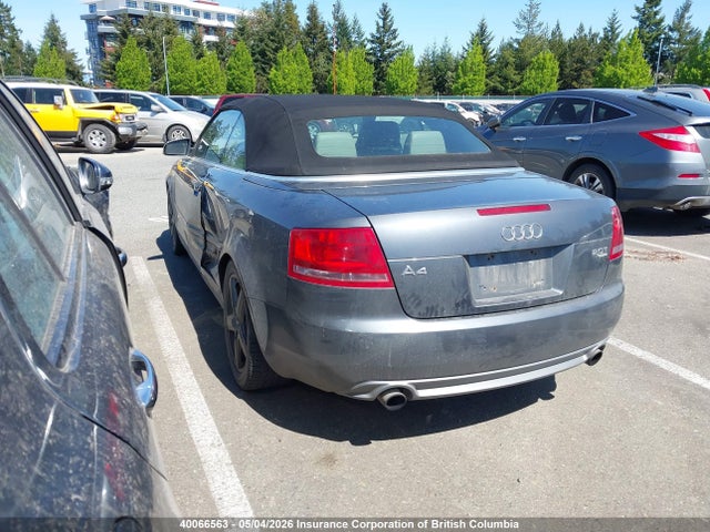 40066563 :رقم المزاد ، WAUEF48H67K025423 vin ، 2007 Audi A4 مزاد بيع