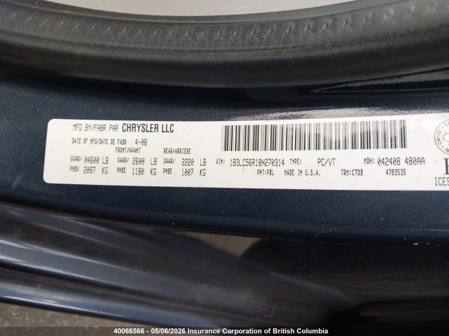 Aukcja sprzedaży 2008 Dodge Avenger Sxt, vin: 1B3LC56R18N270314, numer aukcji: 40066566