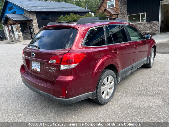 40066581 :رقم المزاد ، 4S4BRJKC1B2349019 vin ، 2011 Subaru Outback 3.6r Limited مزاد بيع