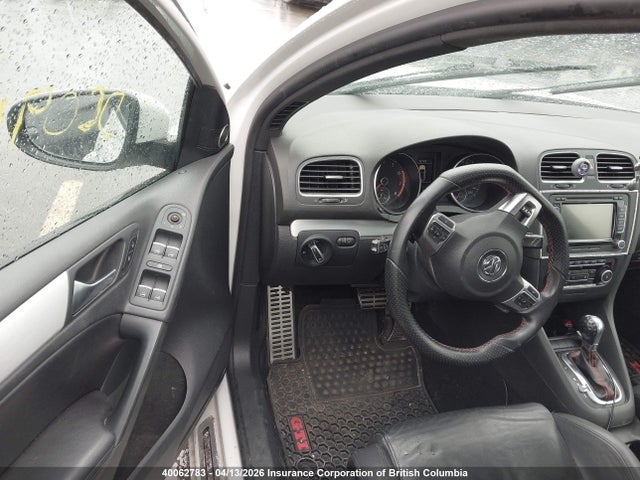 2012 Volkswagen Gti მანქანა იყიდება აუქციონზე, vin: WVWHV7AJ0CW260307, აუქციონის ნომერი: 40062783