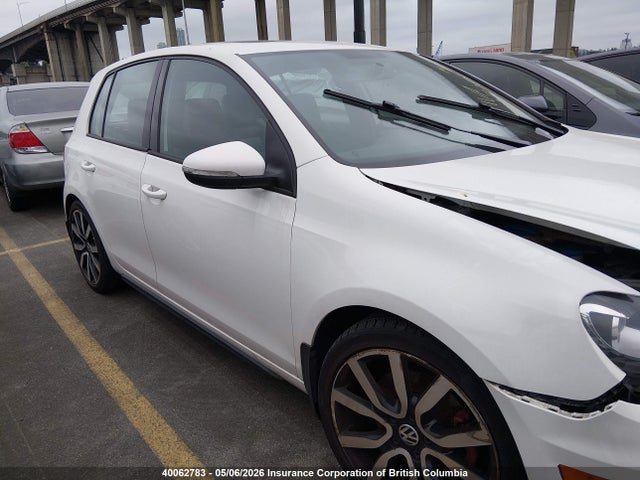 2012 Volkswagen Gti მანქანა იყიდება აუქციონზე, vin: WVWHV7AJ0CW260307, აუქციონის ნომერი: 40062783